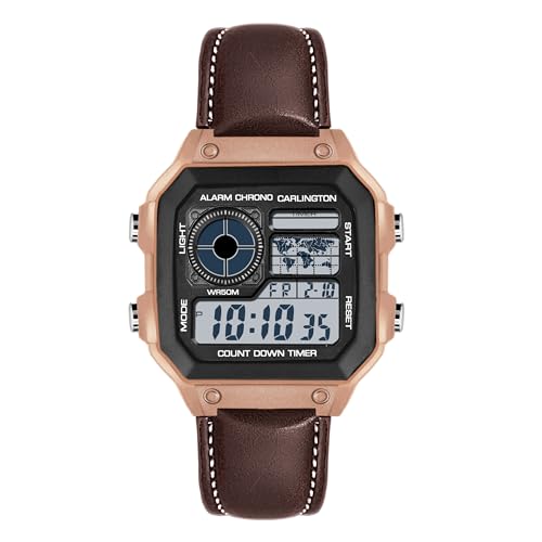 Buy Carlington Endurance Series Digital Wrist Watches for Men with Transparent Case Cover - CT_9079 Online at Low Prices in India - Amazon.in - Image 2