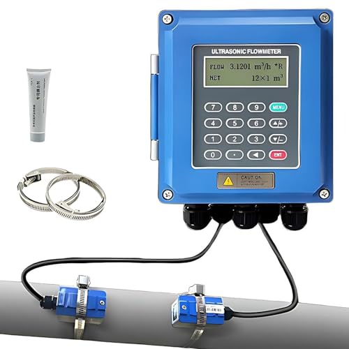 Débitmètre à ultrasons portable DN15-DN6000 pour mesure de débit de liquide