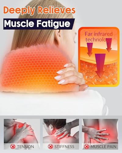 Women Heated Fur Scarf With Pockets Rechargeable Battery Powered Intelligent Electric Heating Shawl Cordless Portable Outdoor Accessory Essentials Travel Must Have Winter Warming Black Scarves Scarfs3