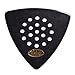 Pickboy Pos-a-Grip, Triangle, black, Cellulose, 0.75mm, 10 picks
