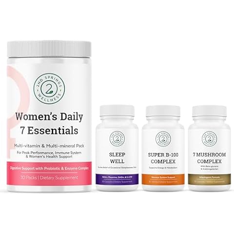 2nd Springs Ultimate Wellness Quartet: Mushrooms, Sleep, Women's Health, and B-Vitamin Harmony Cover