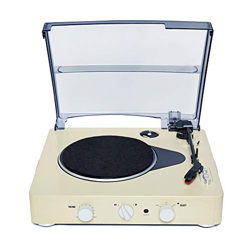 Sonnora Modern Portable Bluetooth Turntable Stereo Builtin Speakers