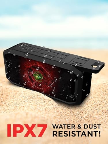 Image of Macmerise The Eye of Agamotto 6W Wireless Bluetooth Portable Speaker with USB Support, SD Card, AUX, Upto 3hrs Playtime*, IPX7 Water & Dust Proof, TWS Function, Powerful Bass, FM & Call Function
