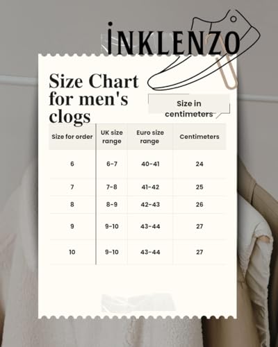 Image of Inklenzo Men's Sandals Clogs Mules for Men & Boys - Cream Comfortable, Extra Soft, Lightweight, Non-Slip, Waterproof, Adjustable Back Strap, Stylish, Classic, Casual, Everyday Mules