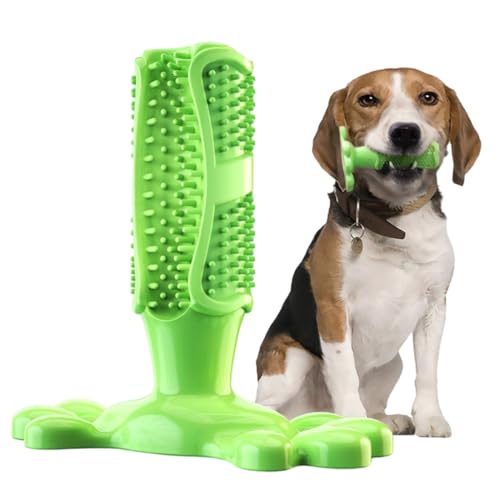 ZORVYN Spazzolino per Cani, Giocattolo da Masticare per Igiene Dentale, Materiale in Gomma Morbida, Pulizia dei Denti, Massaggio a Puntini, Adatto per Razze Piccole e Animali Domestici