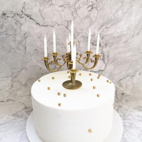 Mini candélabres de gâteau pour décoration d'anniversaire chic - 5