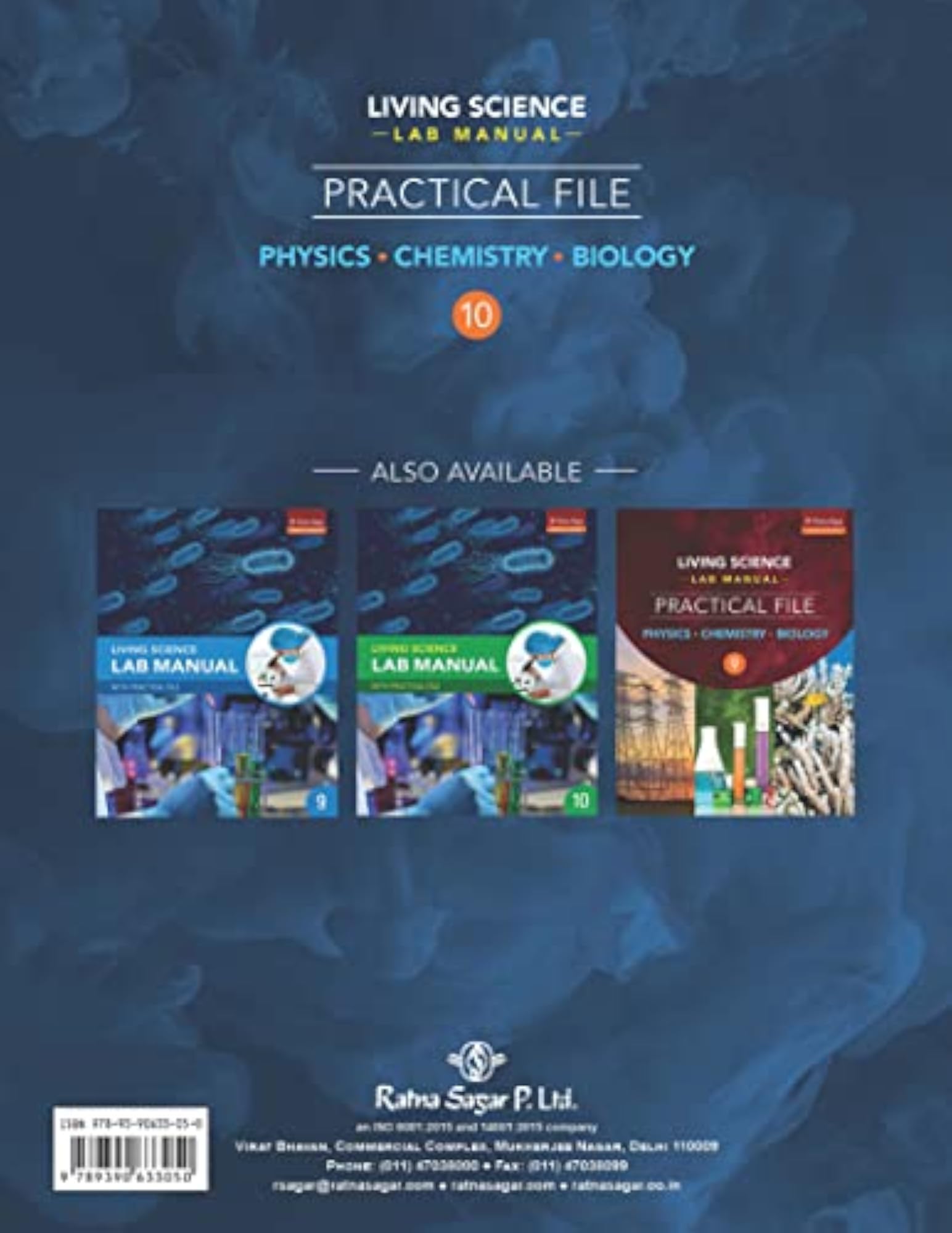 Living Science Lab Manual 10 with Practical File