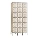 Safco 5527TN Three-Column Box Locker 36w x 18d x 78h Two-Tone Tan