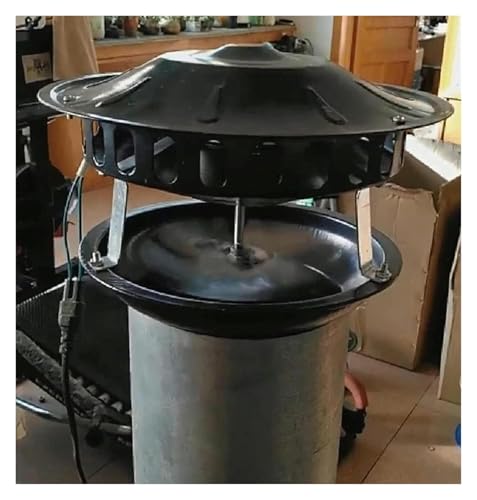 Inductor de tiro de chimenea, Ventilador de tiro inducido for chimenea de 60 W y 21 cm for evacuación de humos en cocinas y hogares Inductor de tiro de chimenea, Ventilador de tiro inducido for chimenea de 60 W y 21 cm for evacuación de humos en cocinas y hogares