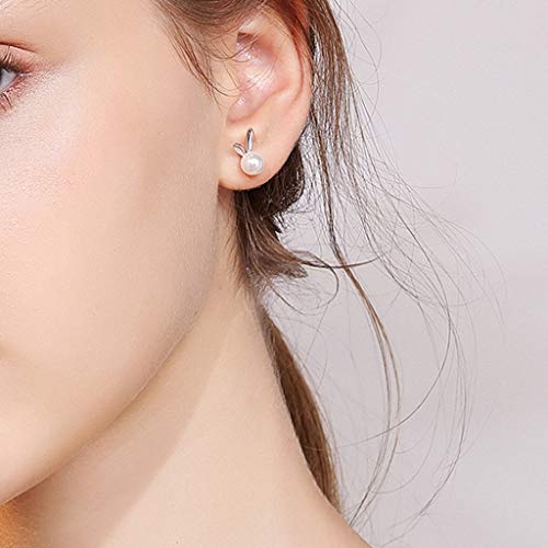 Boucles d'oreilles en argent sterling avec perles d'exception