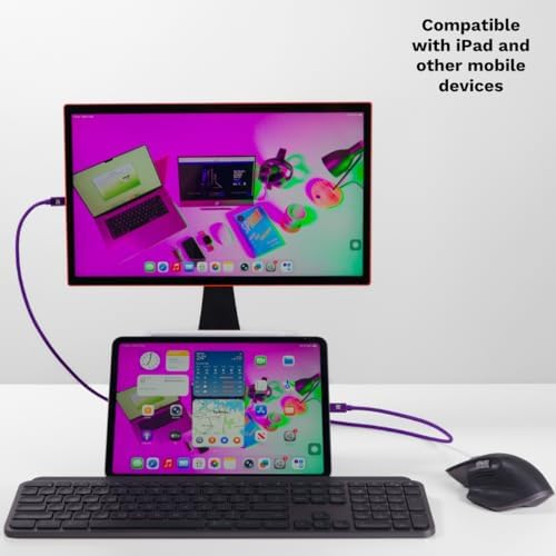 Espresso Lite 15 Portable Monitor (White) – 15.6” Full HD USB-C Display, Single-Cable Power, Ultra-Light Travel Monitor for Laptop, iPad & USB-C Devices - 4