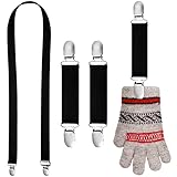 EBOOT 3 Stück Mützen und Fäustlinge Clips Elastisch Mützen Clips Handschuhe Clips für Kinder Schnee Spiel Wintertage