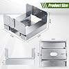 6x6 Post Base for Concrete Heavy Duty Galvanized Post Anchor Base Adjustable Wood Post Bracket Kit with 1 Standoff for Deck Patio/Gazebo/Pergola with Accessories 6Pcs