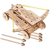 ifundom Puzzle in legno 3D Kit catapulta per adulti Kit in legno Giocattoli da costruire per adulti Fantastica scelta di compleanno Catapulta meccanica fai da te