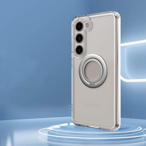 Étui pour Samsung S21 rigide transparent ENILSA antichoc avec anneau