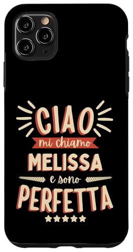 Melissa Idea Regalo Personalizzata Amica Nome Divertente �X�}�z�P�[�X iPhone 11 Pro Max �p