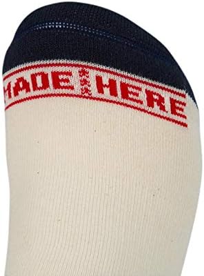 Made Here Classic Crew Cotton Socks, Unisex