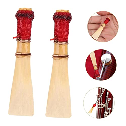 image for OFFSCH 2pcs Bassoon Reed Specialty Tools Bassoon Instrument Saxophone 