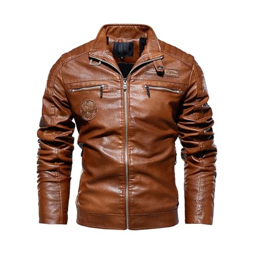 Veste en cuir homme XXXL orange pour motard : résolvez le manque de confort et de visibilité