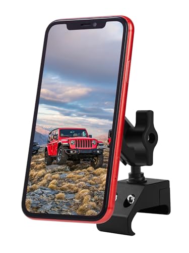 Nilkatss Dash Magnetic Phone Holder for Jeep Gladiator 2020-2023 & Wrangler JL/JLU 2018-2023 - Super Strong Magnet Mount, Universal Fit for All Smartphones, One-Handed Pick & Place, 360° Adjustable