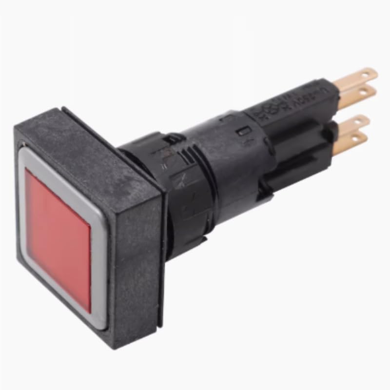 1PCS New For Q25LT-RT/WB Button with Light 24V 16MM Mountaineering Hole