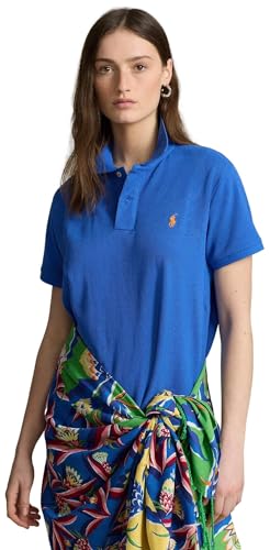 Image of POLO RALPH LAUREN Women's Classic Fit Mesh Polo Shirt