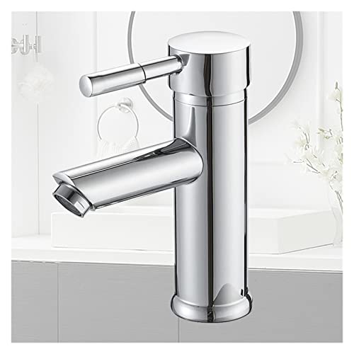 Grifo de baño negro en acero inoxidable con diseño elegante monomando LWX 5