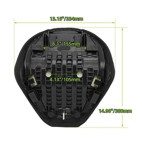 Asiento cojín de asiento delantero para evitar fatiga en moto Rebel CMX1100 2021-2025 6