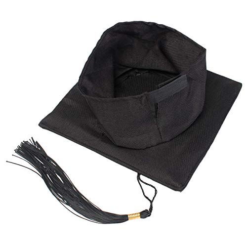 Soochat Graduation Cap With Tassels Unisex Adult Bachelor Hat Graduation Ceremony Party Supplies Photo Props (Black) #TOP3