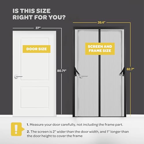 Hands-Free Magnetic Screen Door