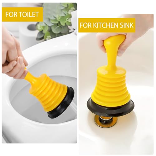 Saugglocke Klein Pömpel Abfluss 18cm Pümpel Saugglocke Plunger Sink Maximale Saugkraft Saugglocke Unverzichtbare Haushaltsgeräte für Bad Küche Dusche Toilette in Notsituationen Badewanne