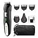 Remington All-in-One Grooming Kit, Lithium Powered, 8 Piece Set with Trimmer, Men's Shaver, Clippers, Beard and Stubble Combs, PG6024, Black