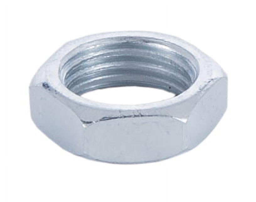 B&P Lamp® Zinc Plated 1/4F Heavy Steel Nut