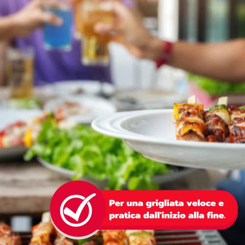 Ardes AR1B01 Barbecue Senza Fumo Elettrico Portatile Regolazione Temperatura 2200 W, Nero - Immagine 5