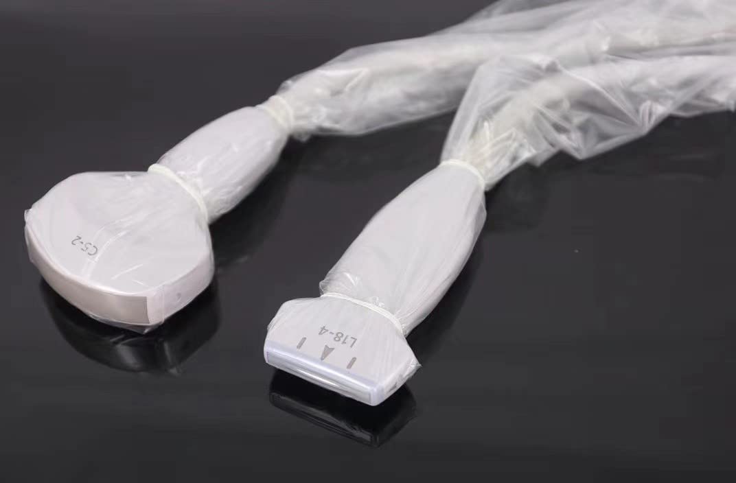 GOYOJO Ultrasound Probe Cover - Transducer Cover Latex-Free Sterile Disposable Clear, Cover Probe Sheath 6" X 12", Disposable Drape Sheathes Non-Latex Individual Packaging (20pcs)