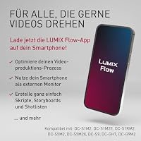 Panasonic DC-S5M2NE LUMIX DC-S5M2 Full Frame Mirrorless Camera Body, 4K 60P and 6k 30P Video Recording, Flip Screen, Wi-Fi, L-Mount, Phase Hybrid AF, Active is, with S-R1840E 18-40mm S Lens, Black – Ansicht 8
