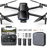 Ruko U11MINI 4K Drones with Camera 4K Professional 8K Photo, 3-Aixs Gimbal Drone with Camera, 96Mins Flight Time 3 Batteries for Beginners, 20000ft Transmission Range, GPS Auto Return with Beeper