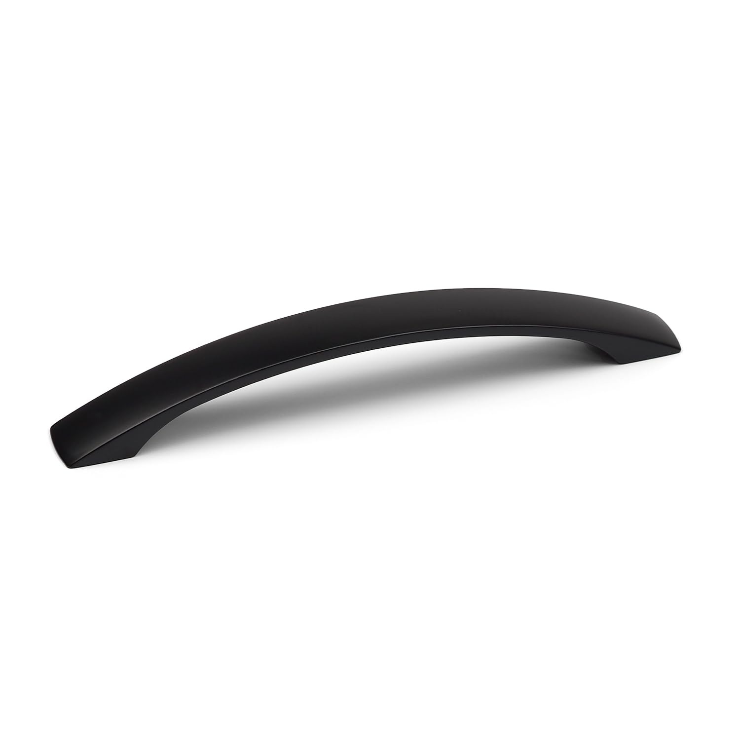 Handle & Home Matt Black Kitchen Cupboard Bar Handle 160Mm Curved Arched Bridge Bow Pull For Cabinets Doors Drawers Wardrobes Modern Furniture Replacement Upcycle Diy