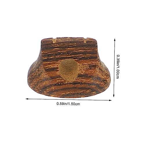 NULYLU 6pc Set Tiger Ebony Erhu Bridges Musical Instrument Parts Tiger Instrument Fittings - Thumbnail 7