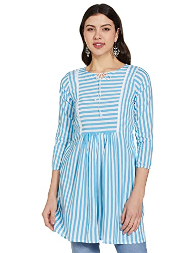 Image of GRECIILOOKS Cotton Printed Regular Kurti Festive Kurta Set for Women