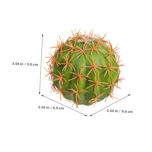 Antena decorativa de cactus en espuma resistente al desvanecimiento para techo, 2 uds 4