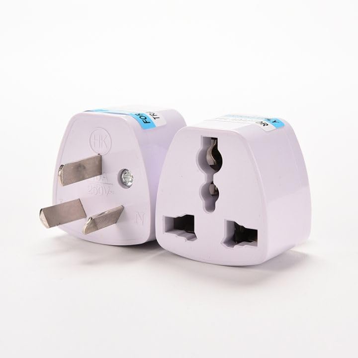 Hi-Plasst India to Australia Plug Adapter (Pack of 2) Australian Adapter (Type I // Australia-New Zealand-China) Three pin Plug Socket-image-15