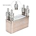 Wort Chiller 50 Plates, Brazed Plate Copper Heat Exchanger for Homebrew, Stainless Steel 7.5