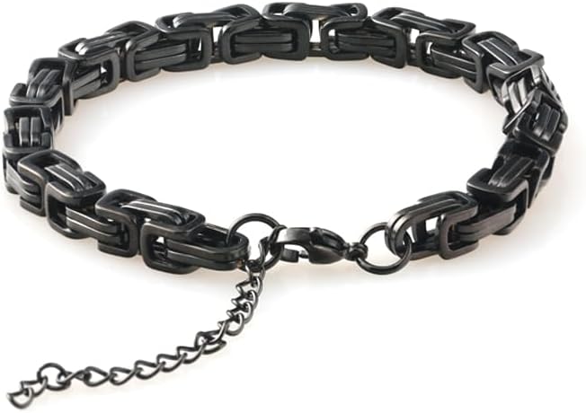 Solza Link Chain Jewelry, Adjustable Wrist Bracelet with Secure Lobster Clasp, Durable Non-Tarnish 304 Steel Fashion Accessory for Everyday Wear & Style