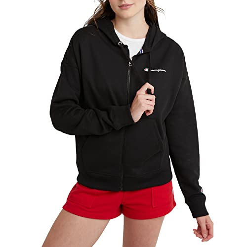 Champion Women's Full-Zip Hoodie, Powerblend, Fleece Sweatshirt