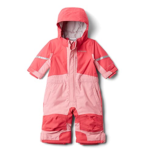 Columbia Youth Girls Buga II Suit, Bright Geranium/Pink Orchid, Large