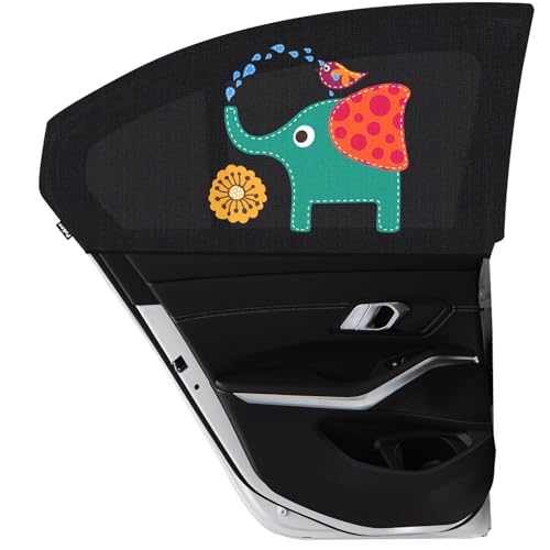 Pakoo Car Window Shades for Baby