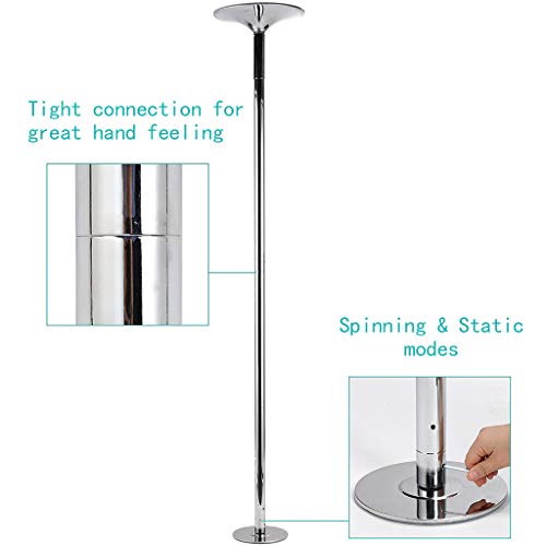 image for Huaze 45mm Dancing Pole Kit Professional Stripper Pole Static Spinning