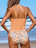 Top 10 Tankini Swimsuits for Women Over 50 in 2026: Flattering Styles You’ll Love 3 CUPSHE Women's Tankini Set Two Piece Swimsuit High Waisted Adjustable Straps Ruched Ribbed Side Drawstring, L