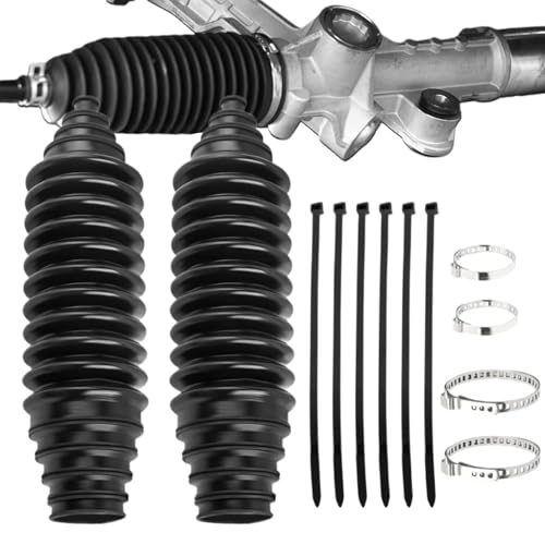 Barra de acoplamiento interior y fuelle de cremallera de dirección delantera para vehículo
